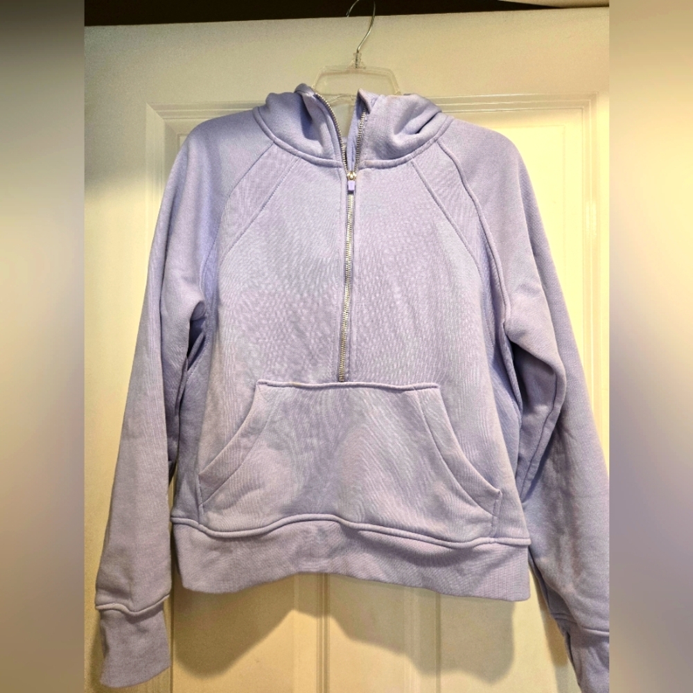 Danskin Lavender 1/4-Zip Hoodie, Size M